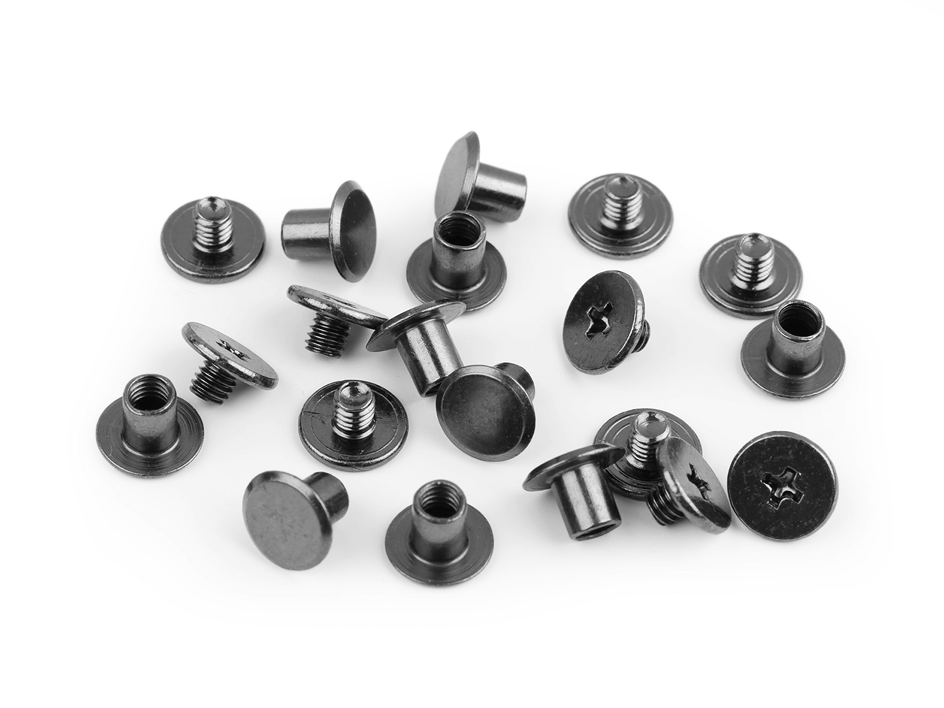Nit din metal cu filet, cul.neagra