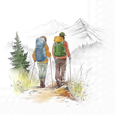 Servetel decorativ 'Hiking', 33cm