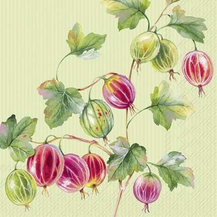 Servetel decorativ' Gooseberry', 33cm