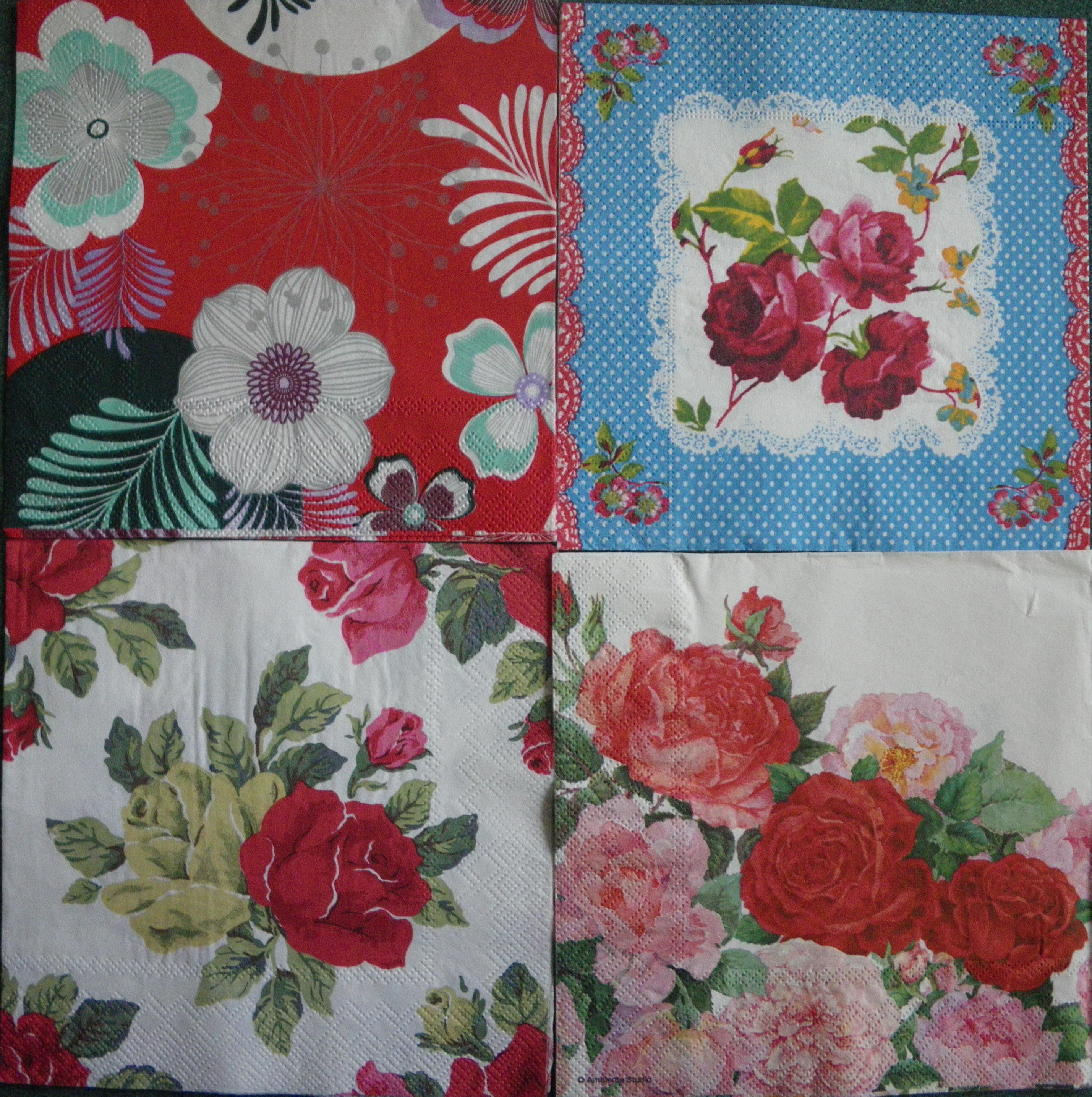 Set 58 - servetele decorative, 33cm