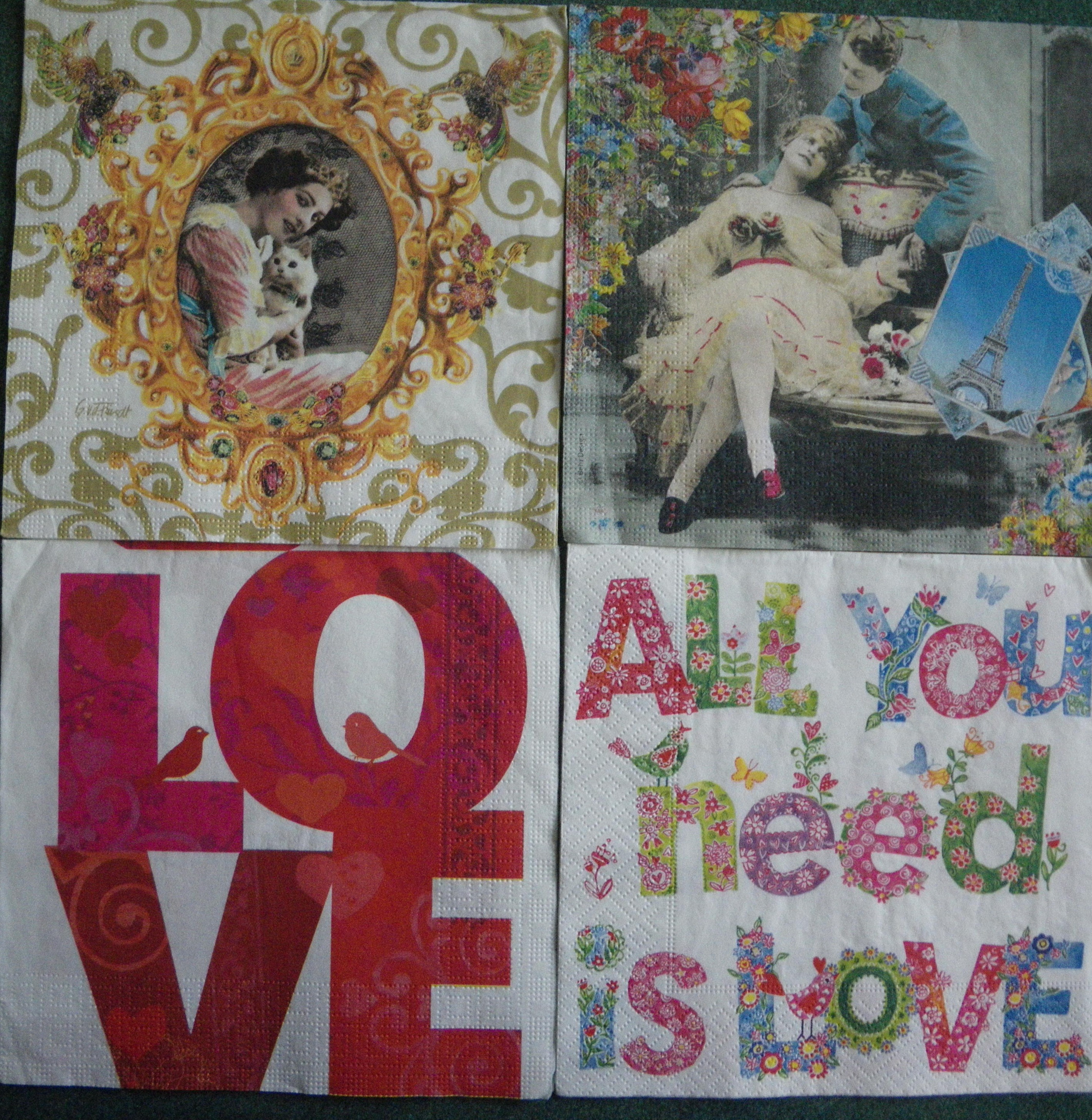 Set 61 - servetele decorative, 33cm