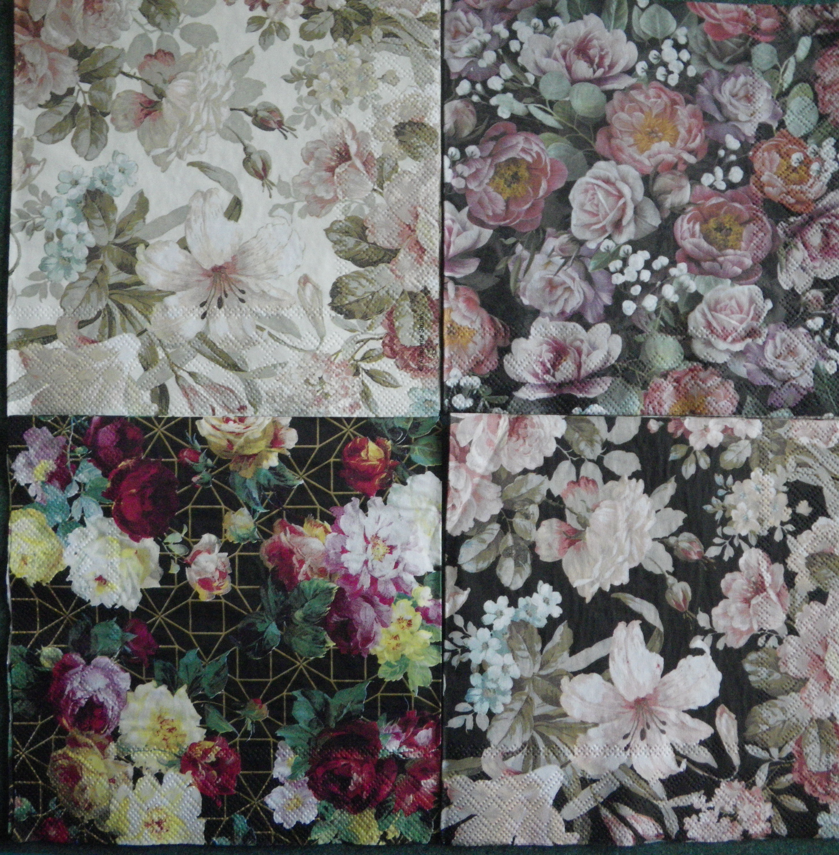 Set 62 - servetele decorative, 33cm