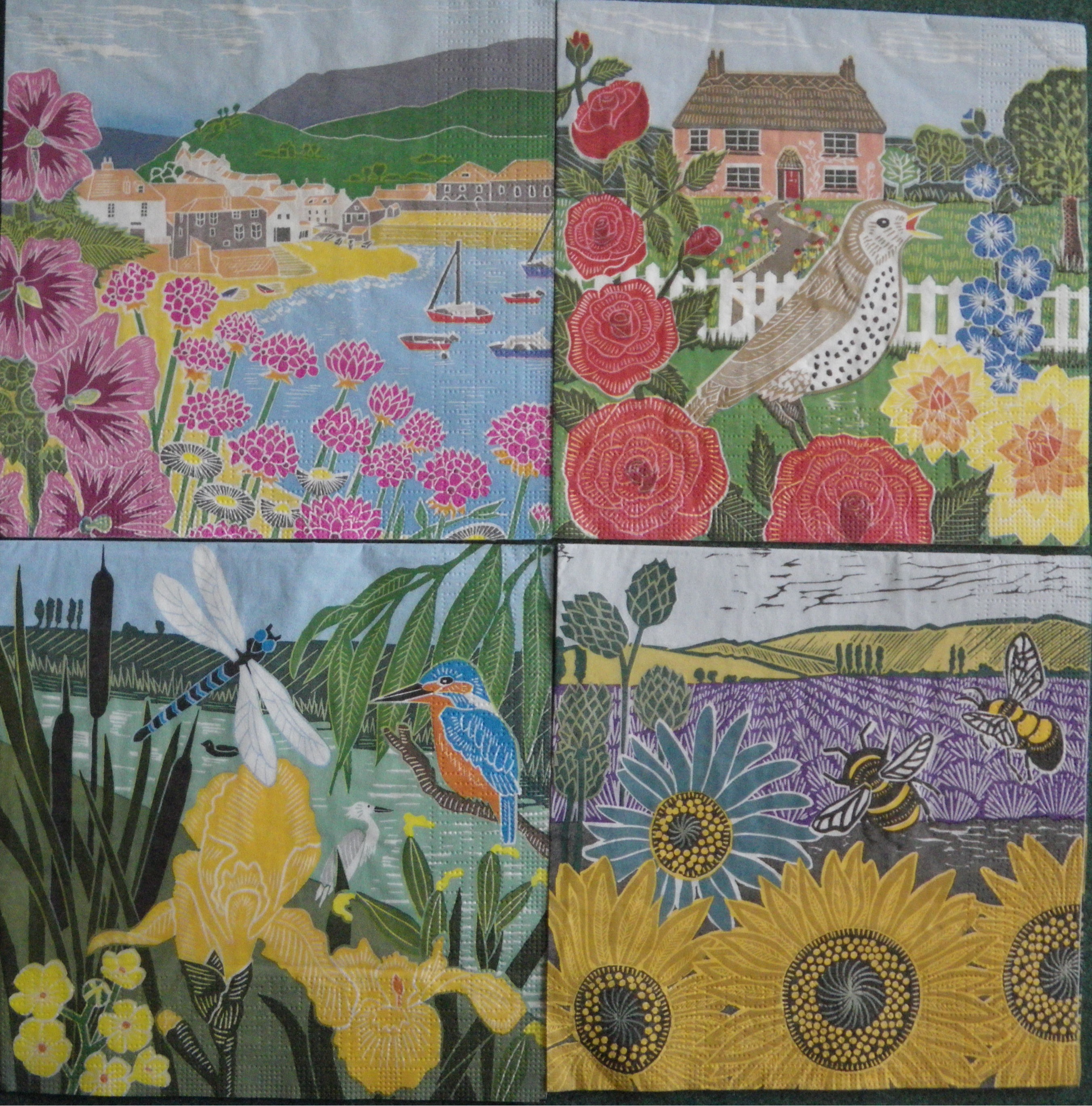 Set 64 - servetele decorative, 33cm