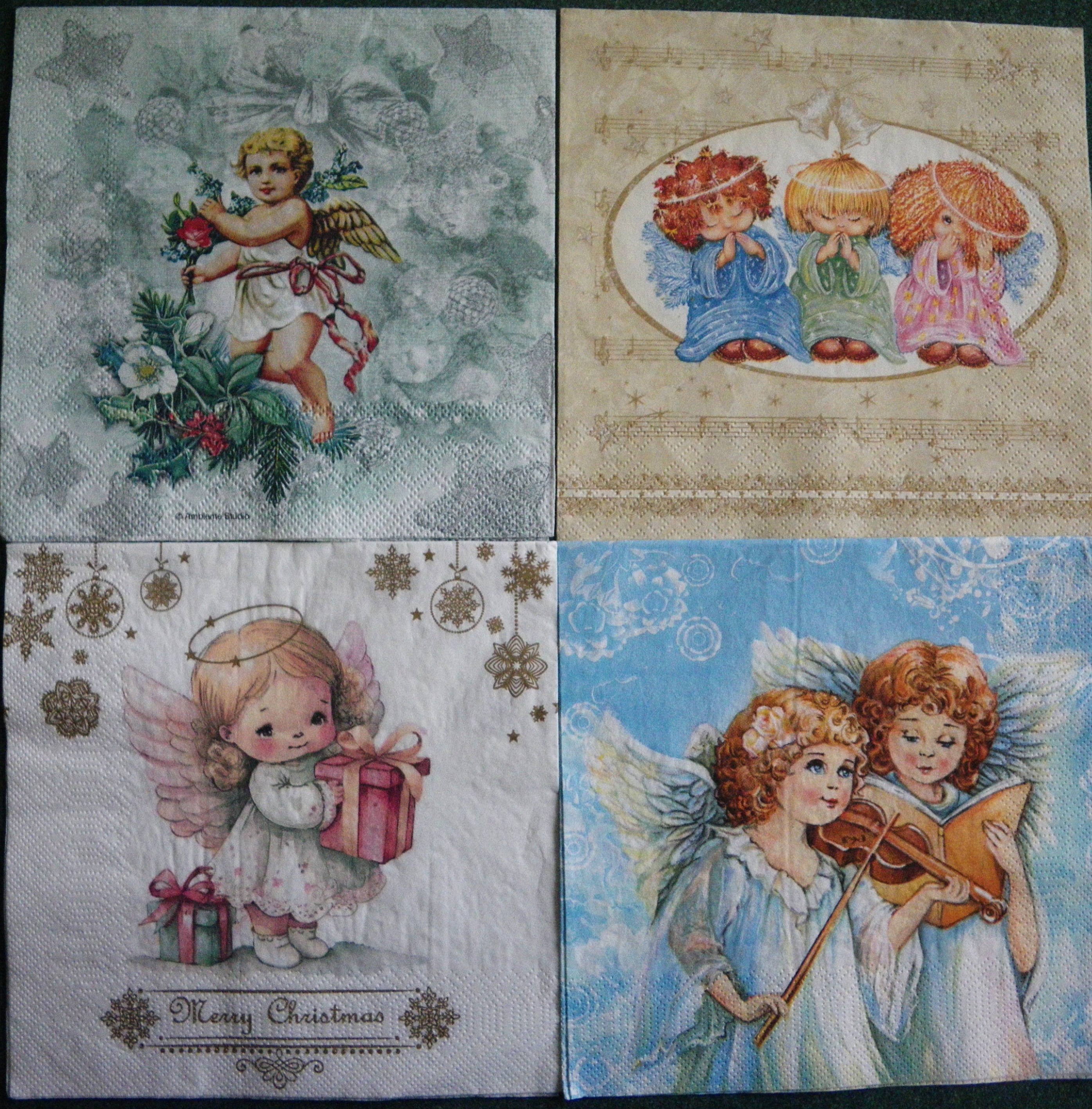 Set 76 - servetele decorative, 33cm