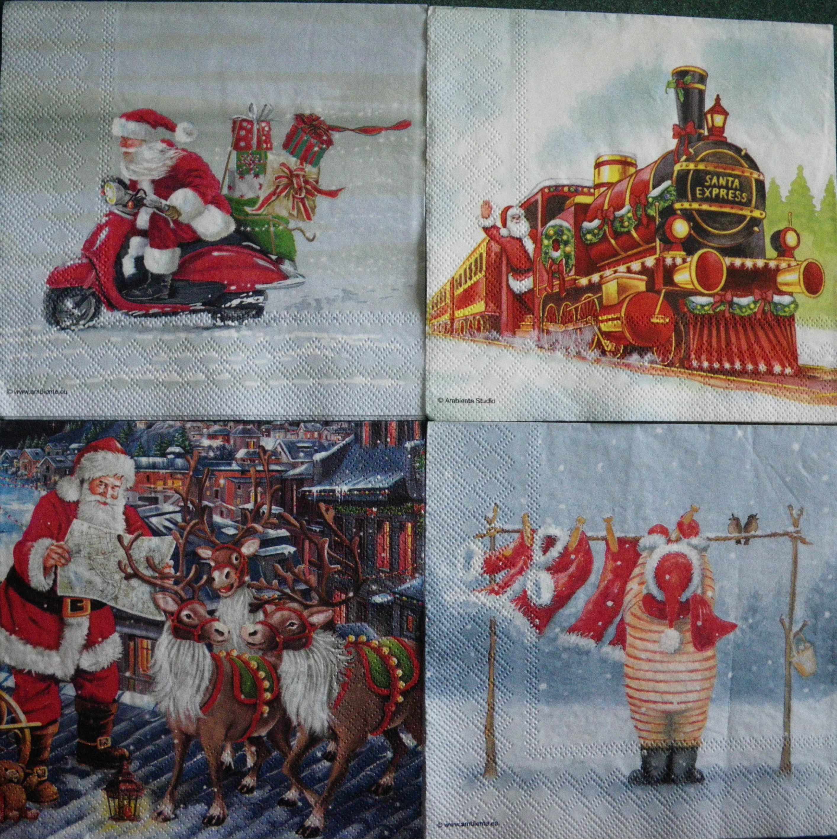 Set 77 - servetele decorative, 33cm