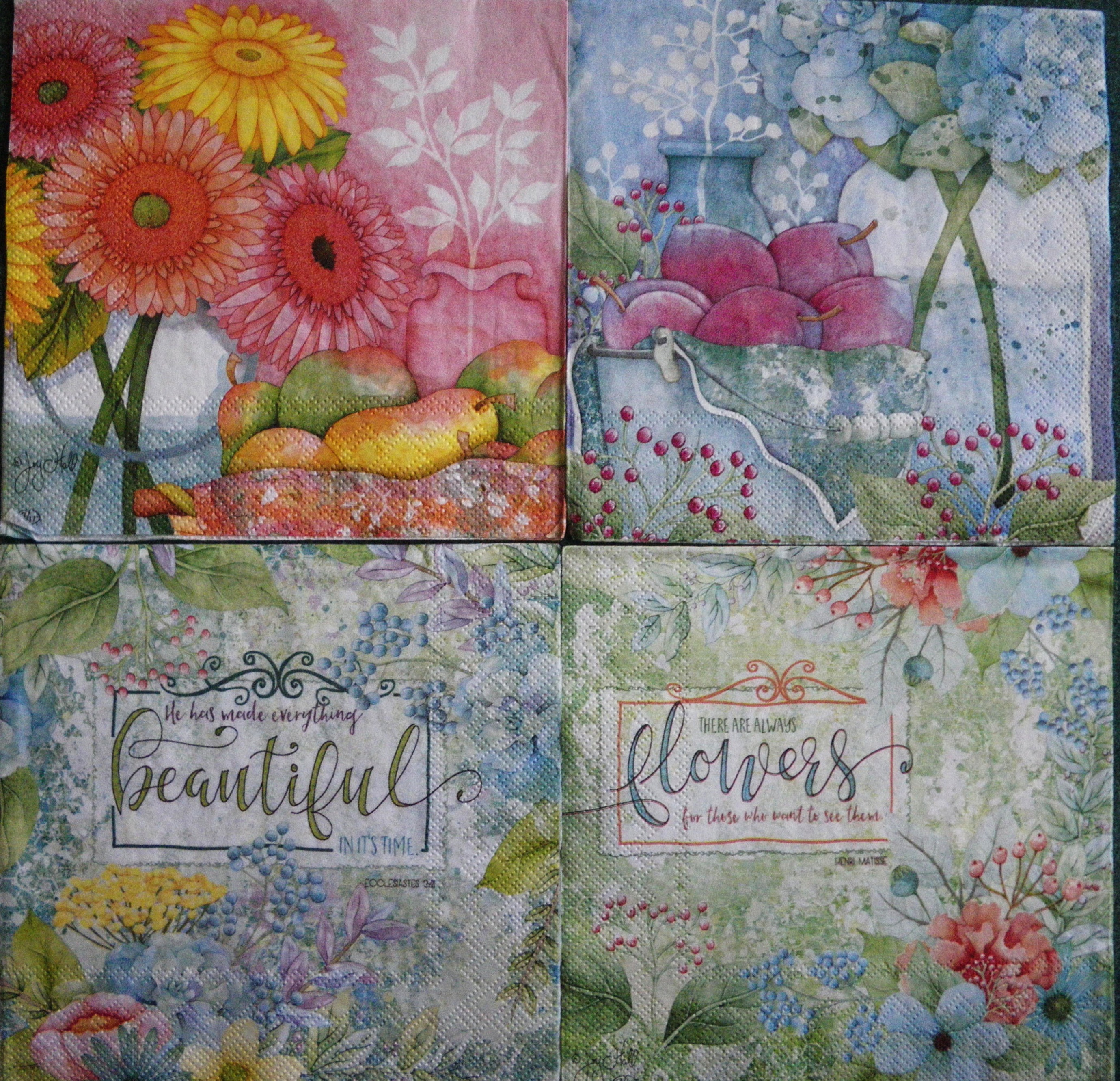 Set 82 - servetele decorative, 33cm