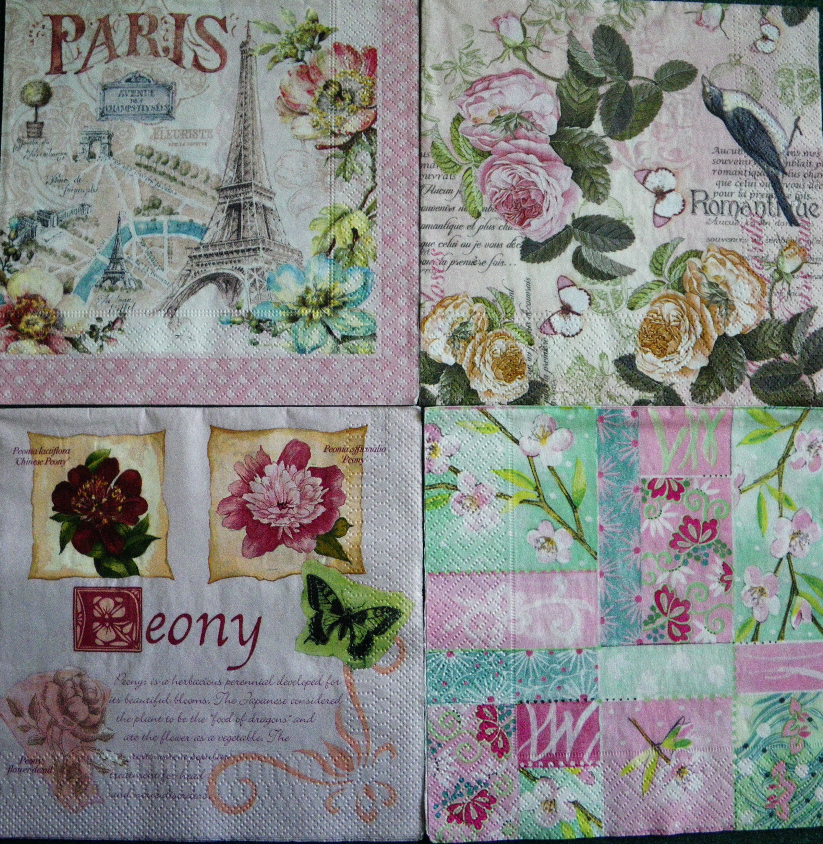 Set 85 - servetele decorative, 33cm