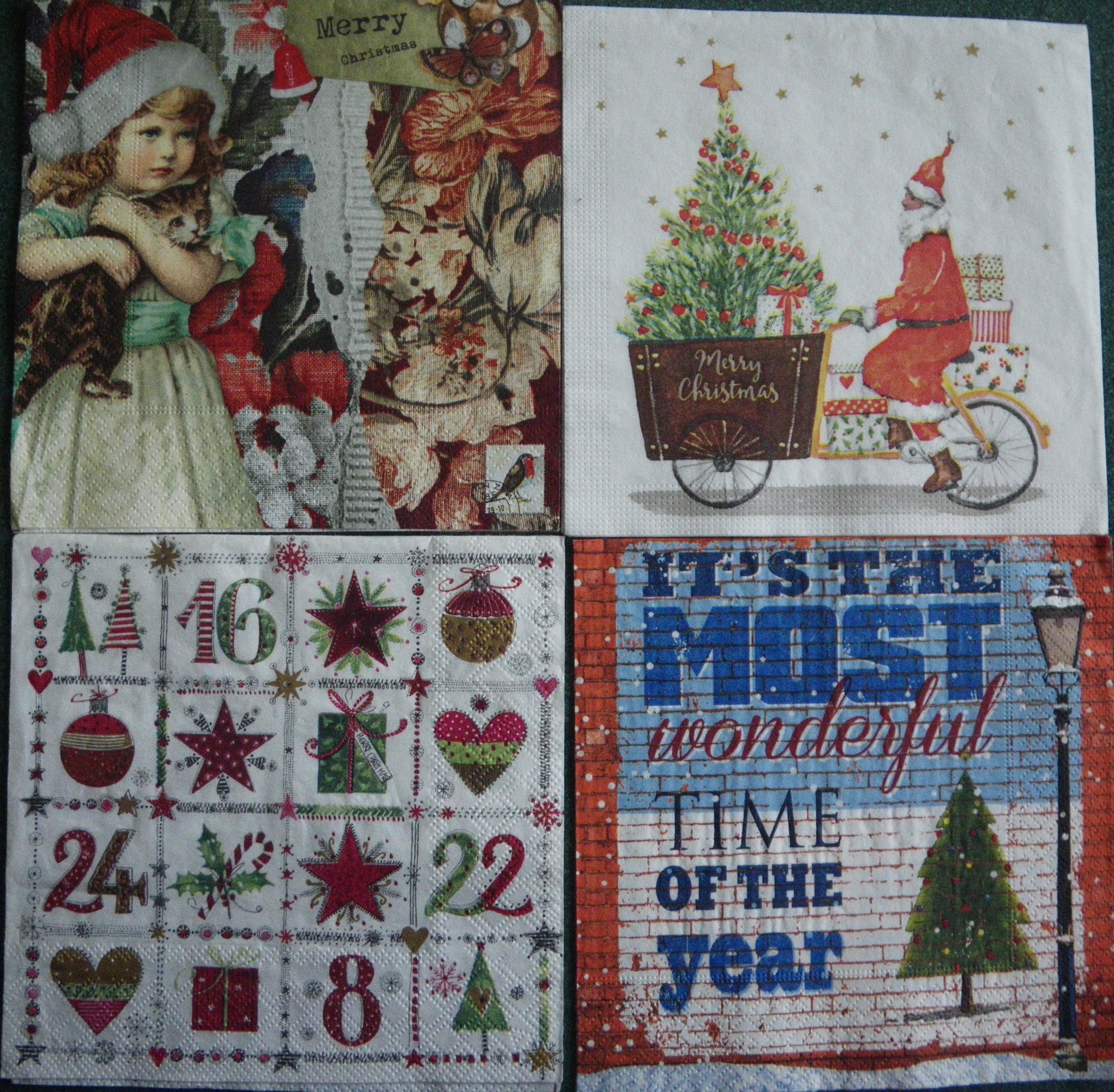 Set 86 - servetele decorative, 33cm