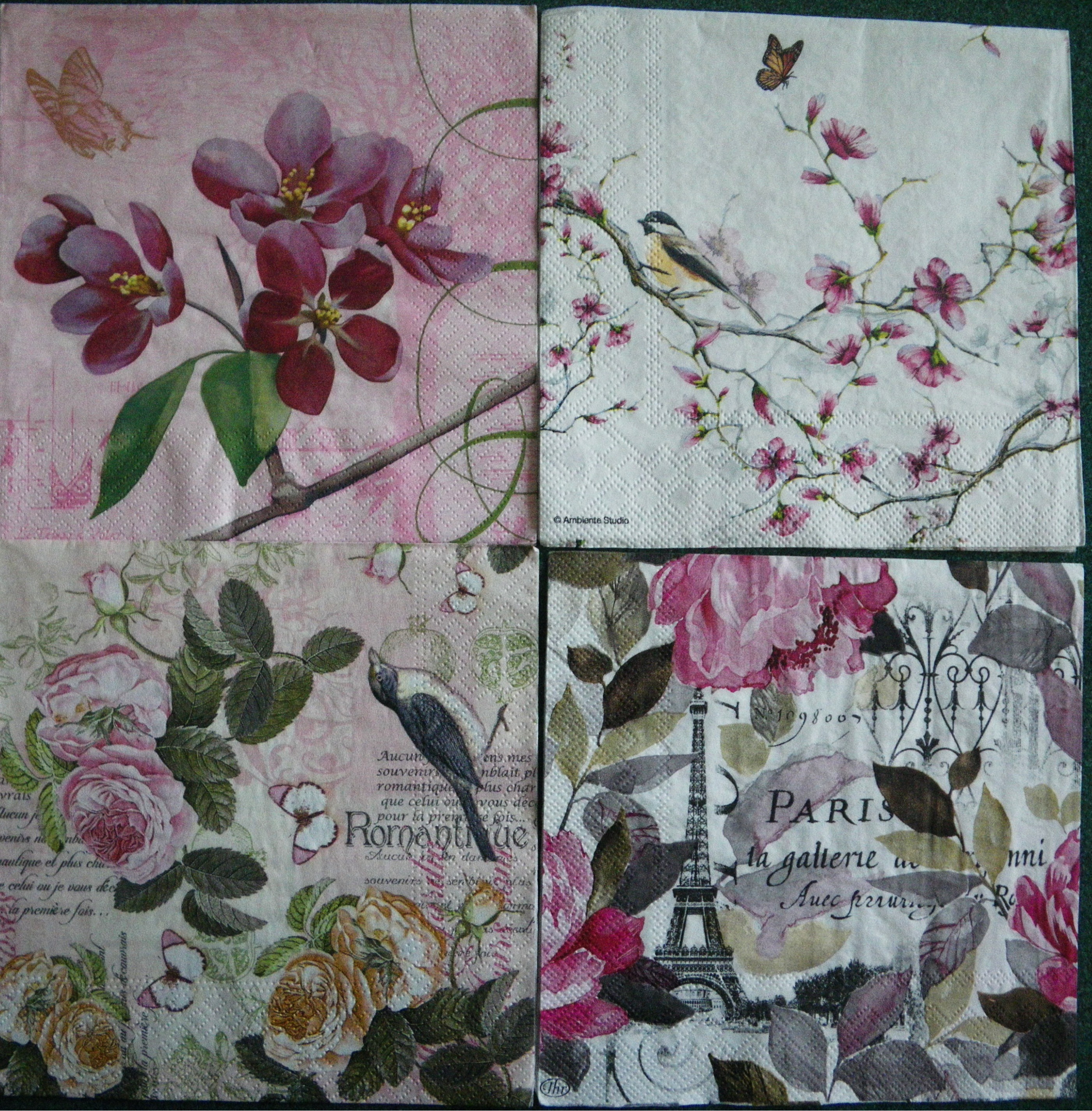 Set 88 - servetele decorative, 33cm