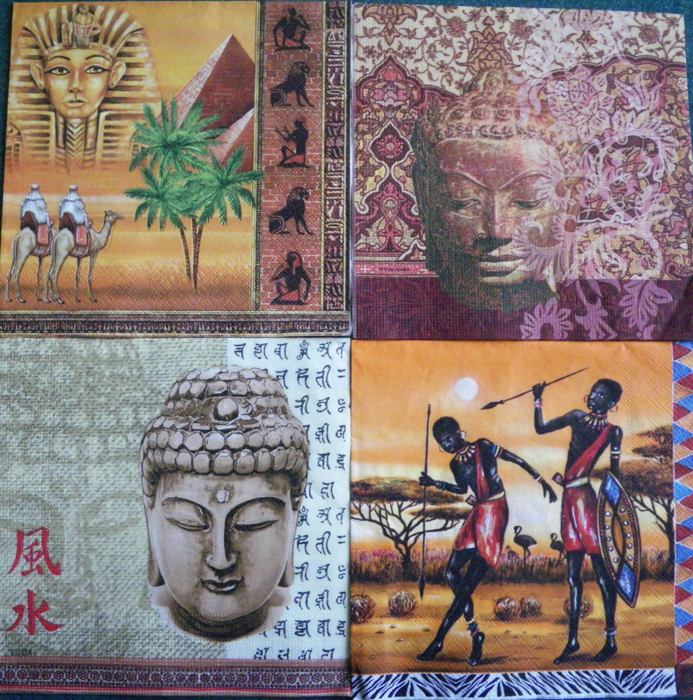 Set 91 - servetele decorative, 33cm