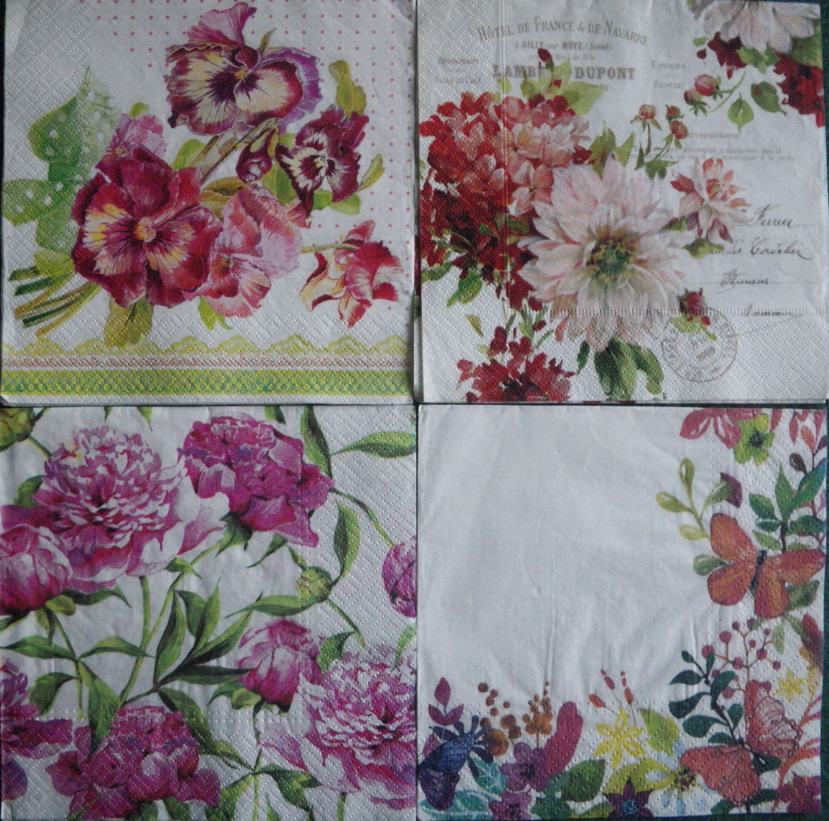 Set 98 - servetele decorative, 33cm