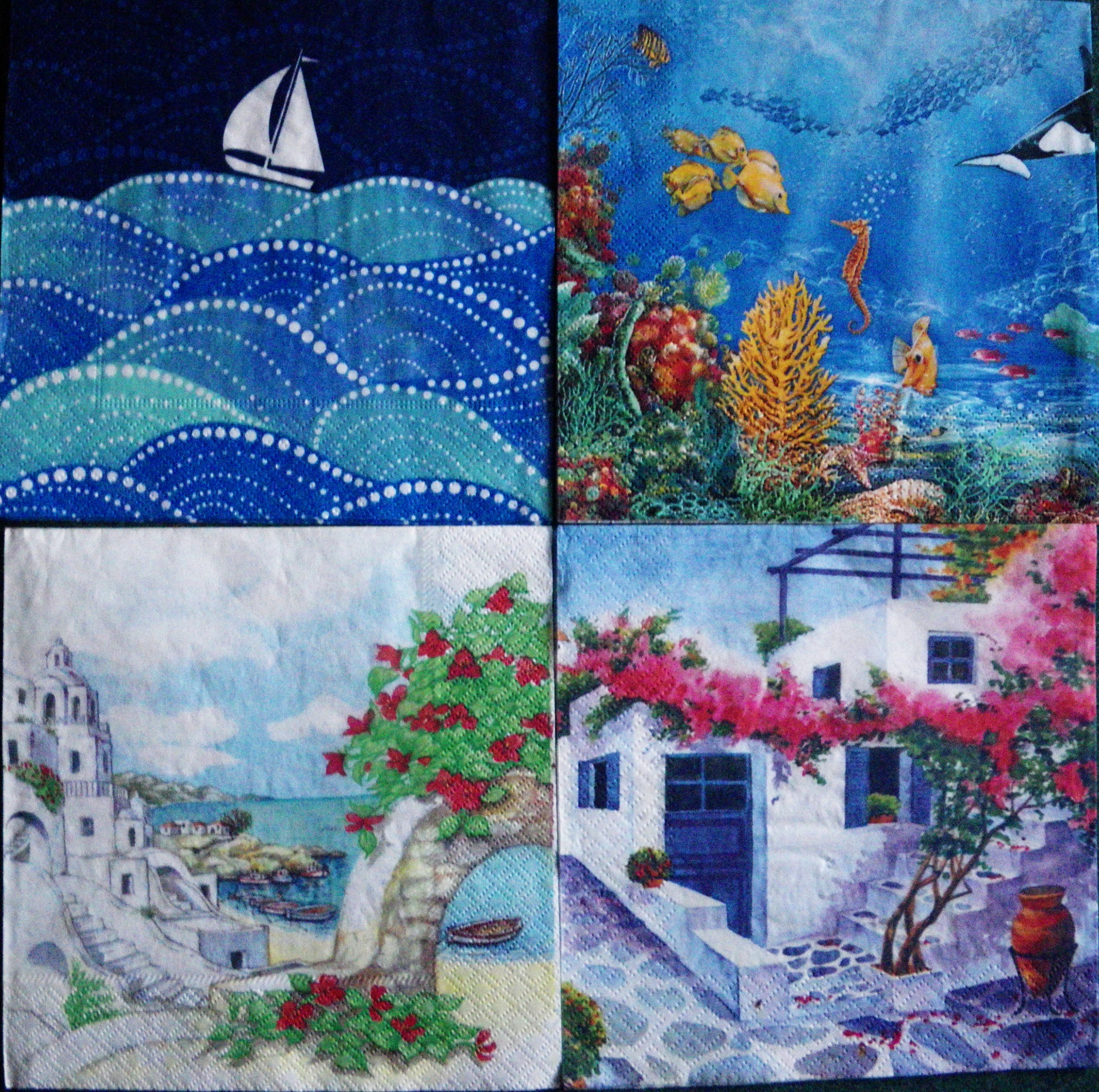 Set 100 - servetele decorative, 33cm