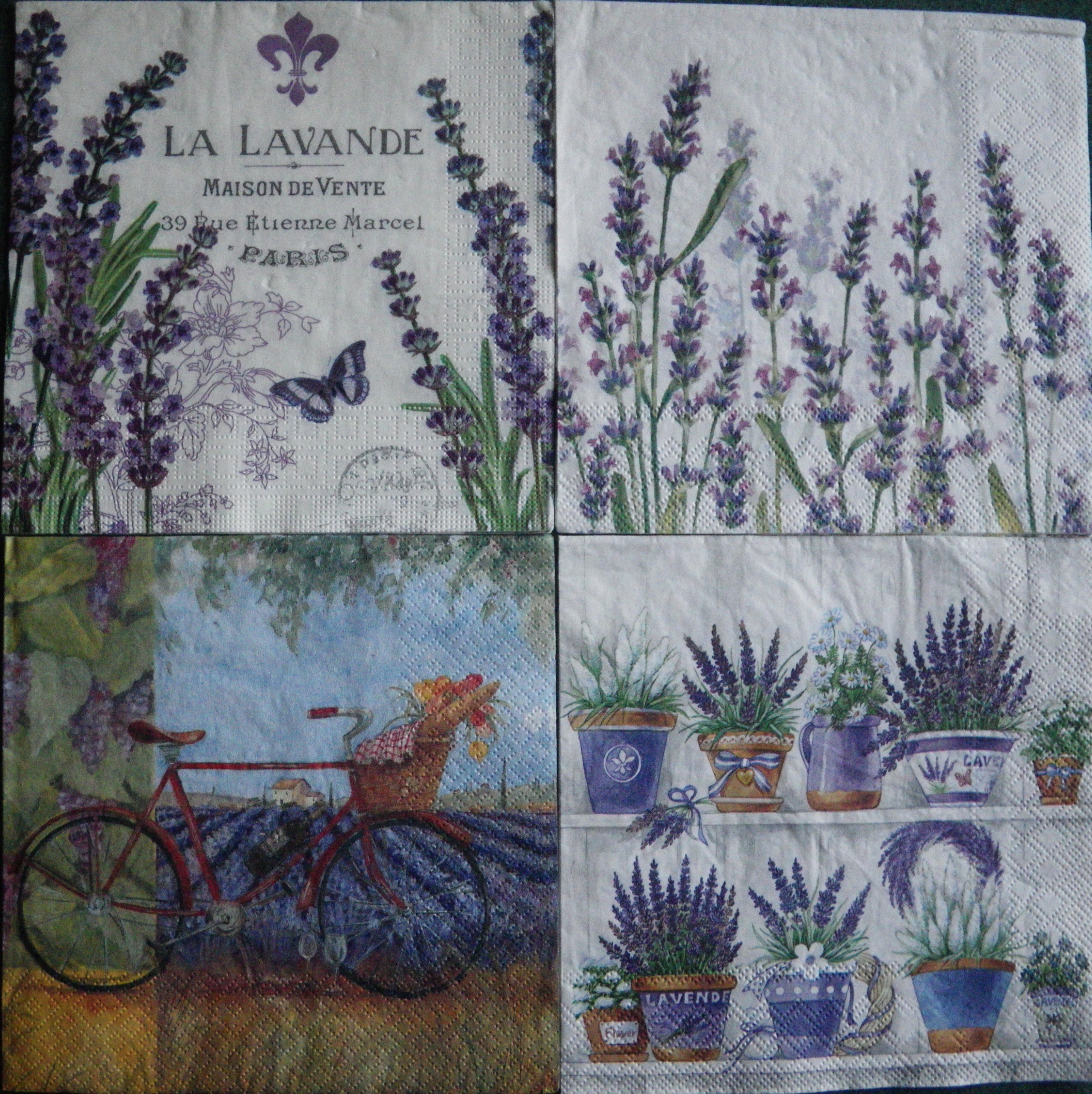 Set 102 - servetele decorative, 33cm