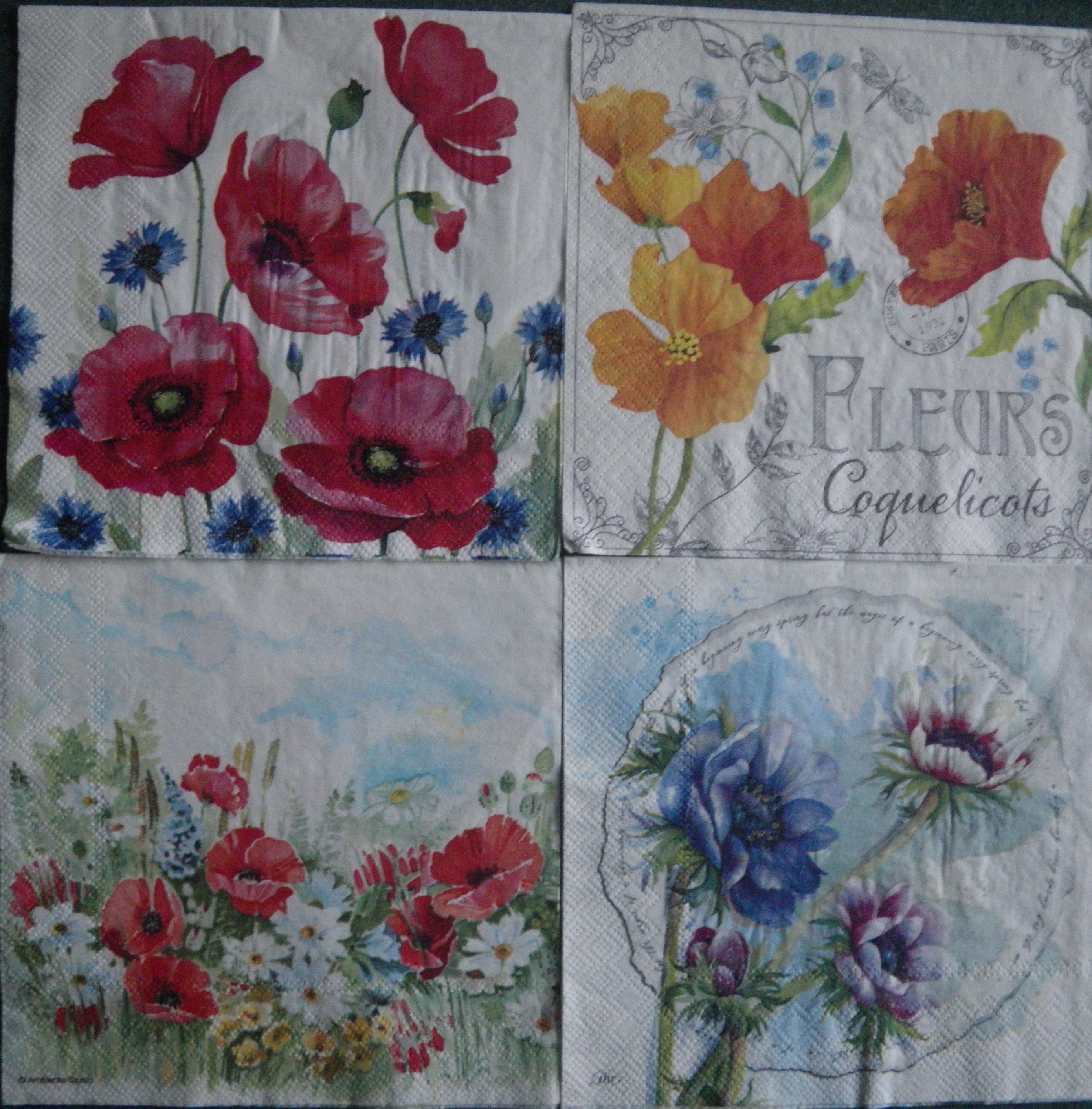 Set 105 - servetele decorative, 33cm