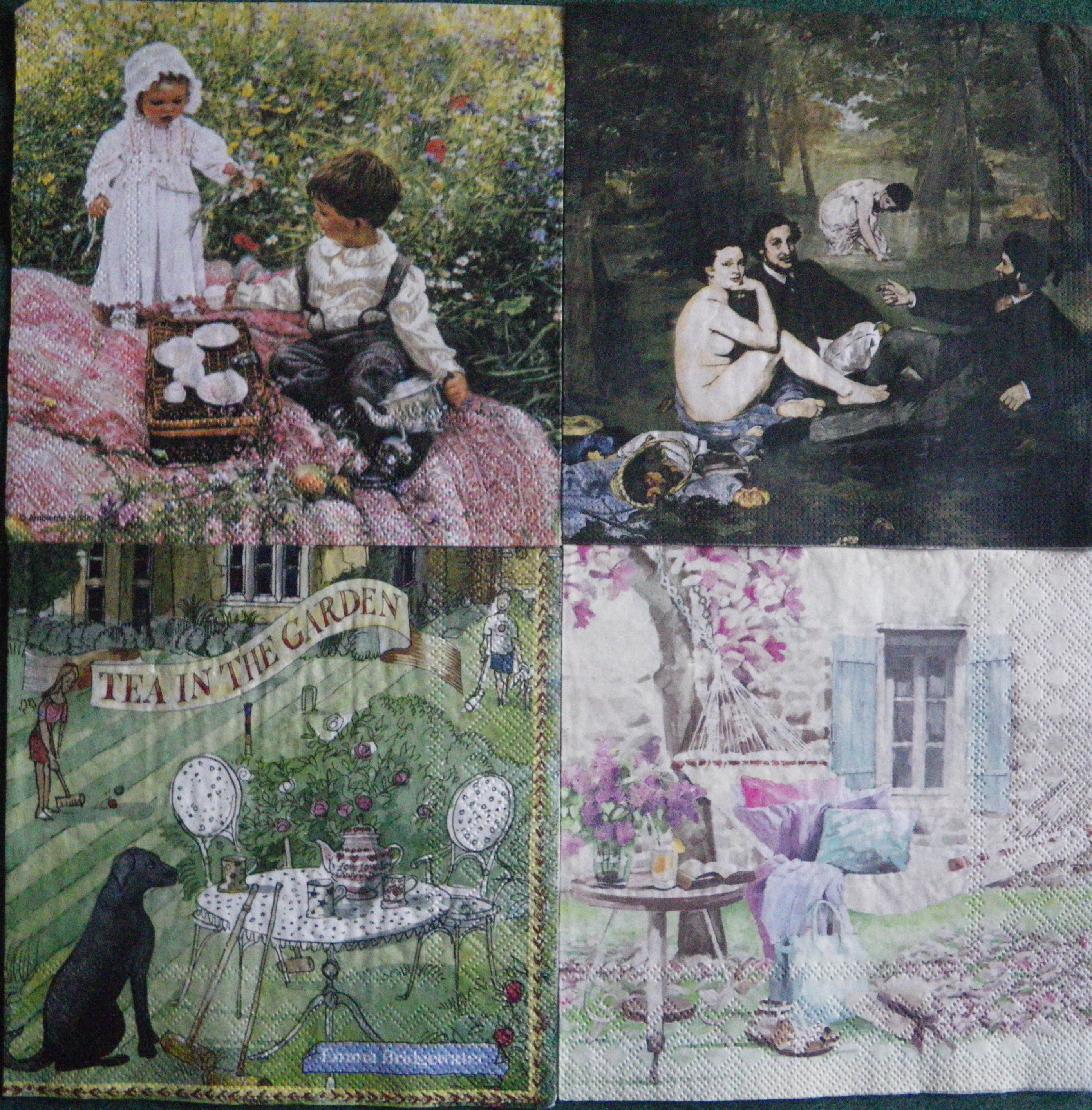 Set 109 - servetele decorative, 33cm