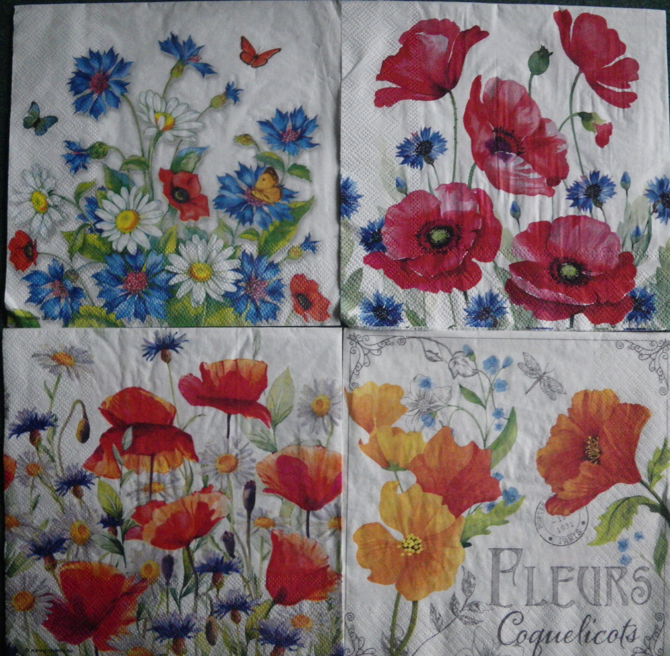 Set 112 - servetele decorative, 33cm