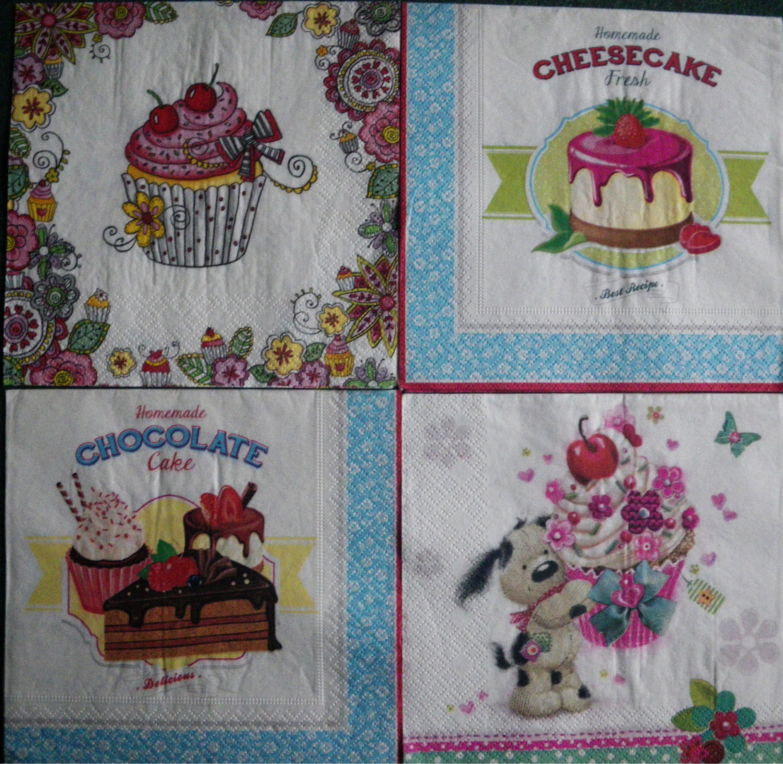 Set 114 - servetele decorative, 33cm