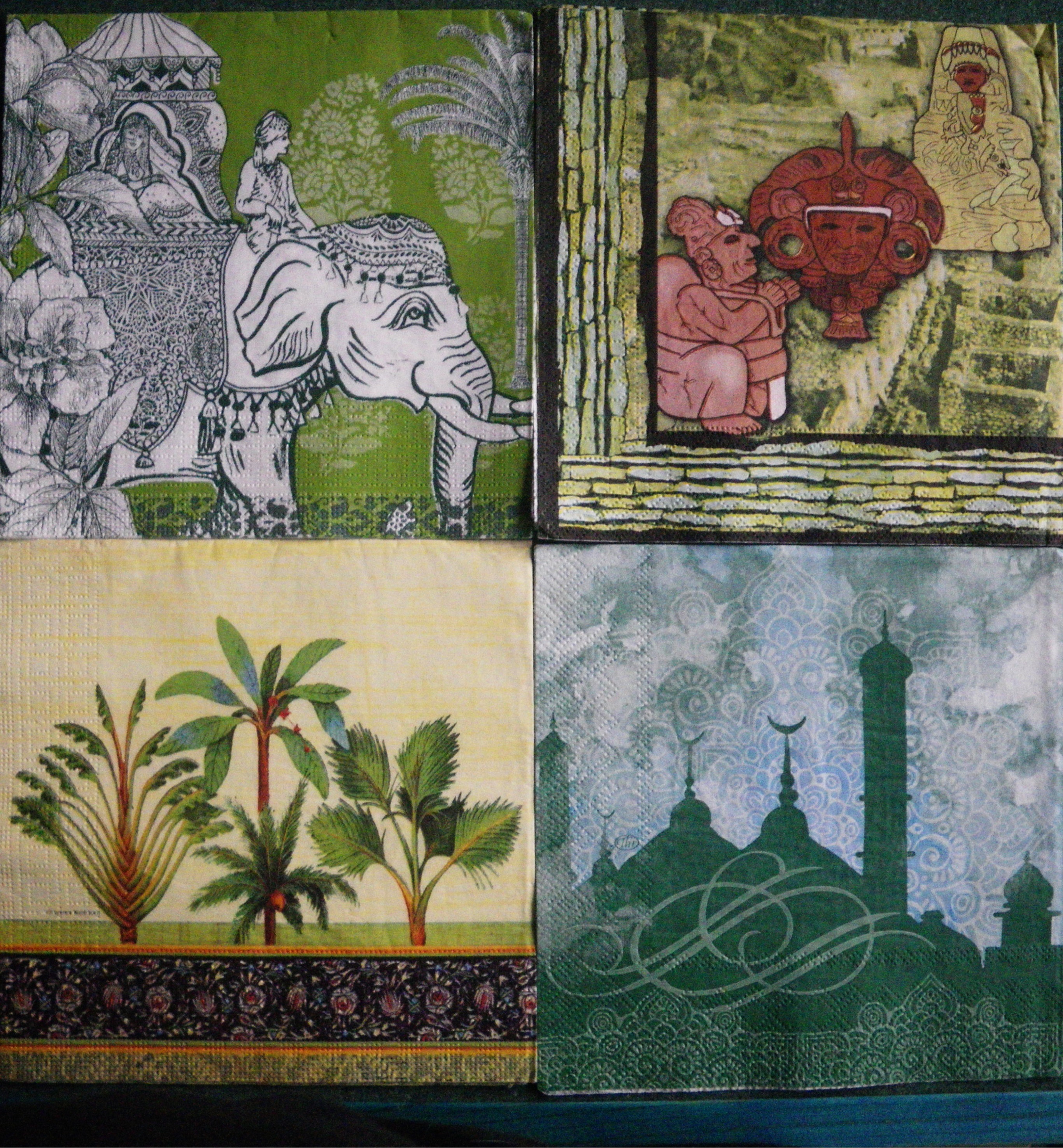 Set 120 - servetele decorative, 33cm