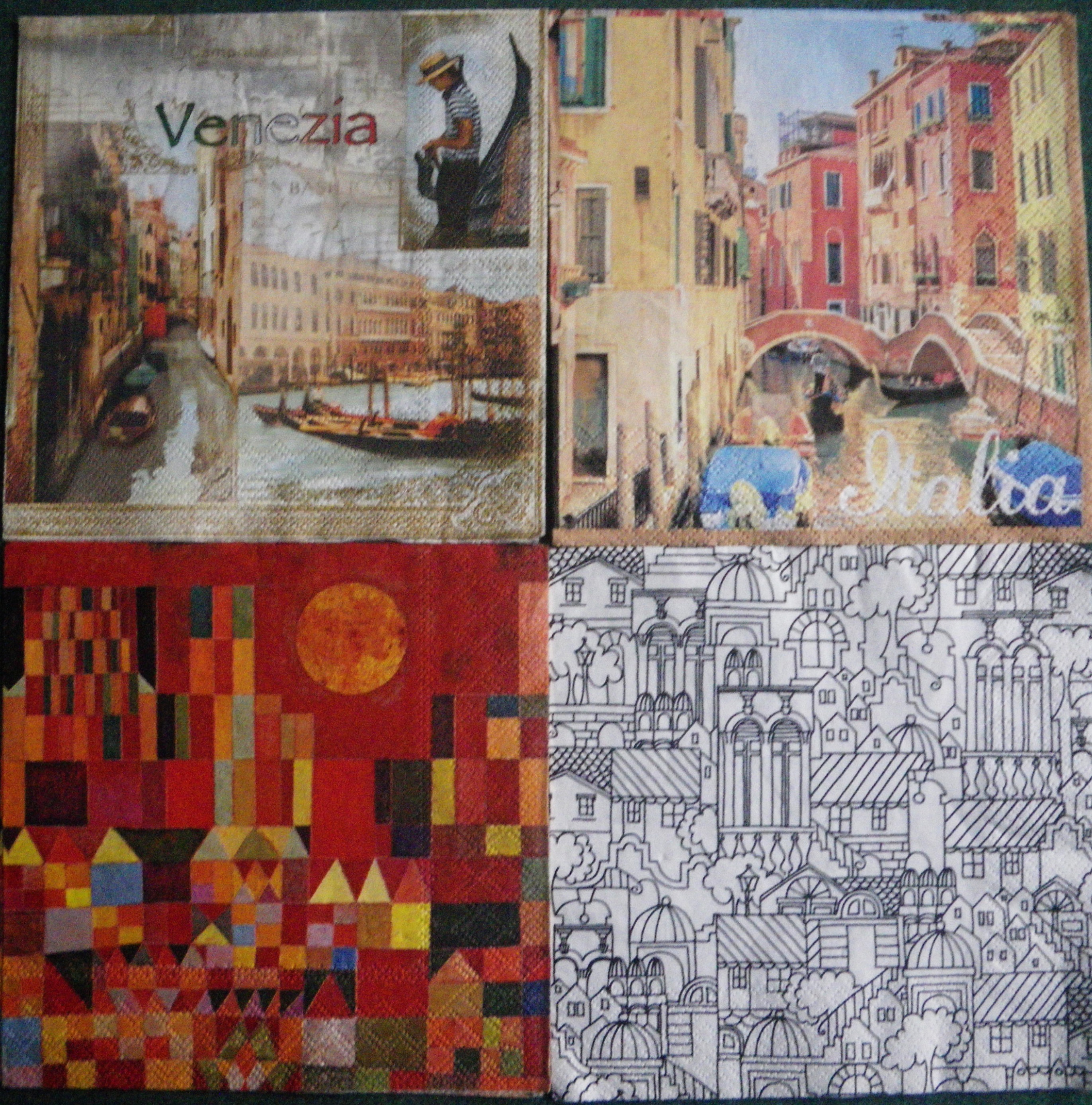 Set 122 - servetele decorative, 33cm