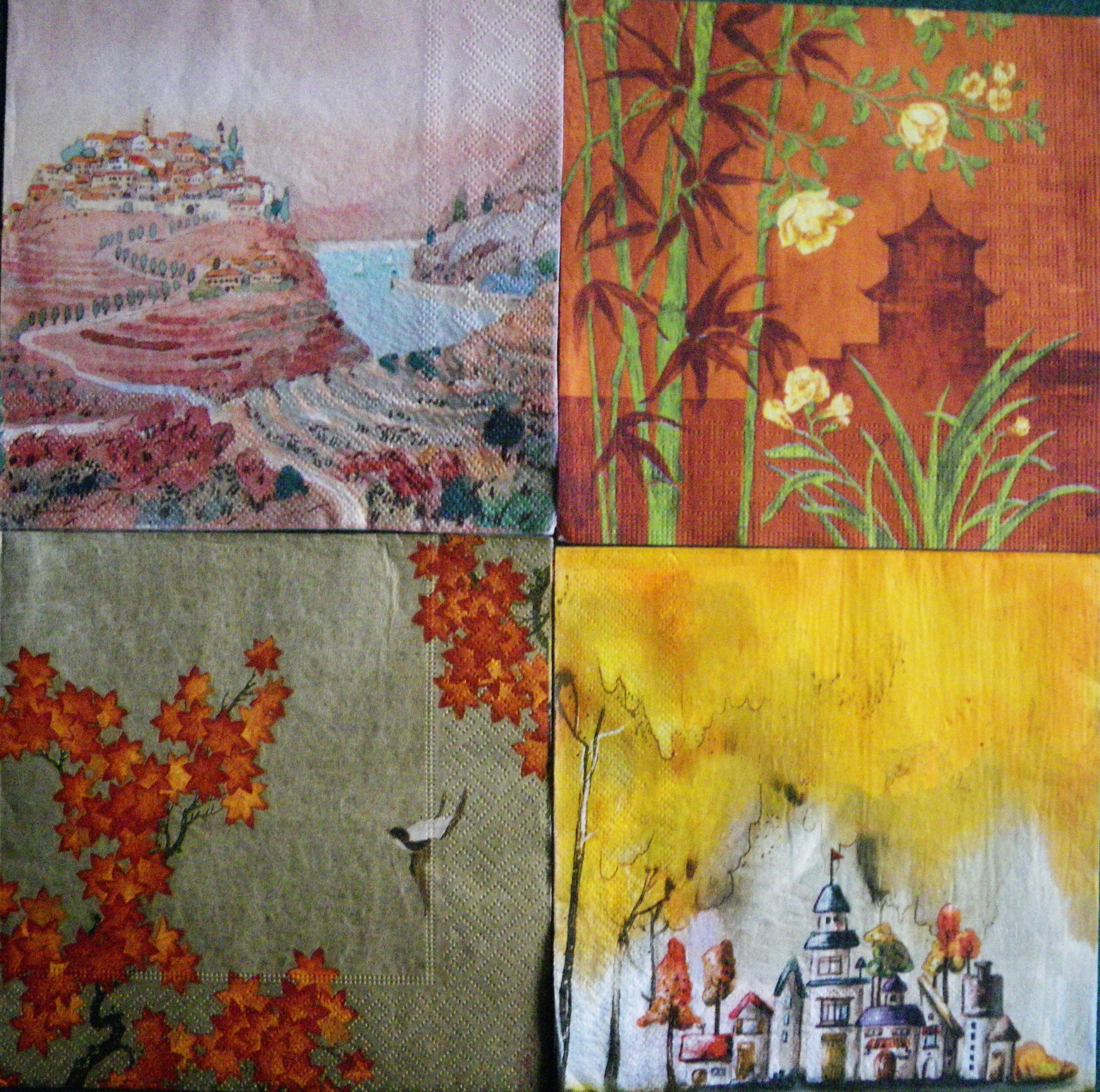 Set 124 - servetele decorative, 33cm