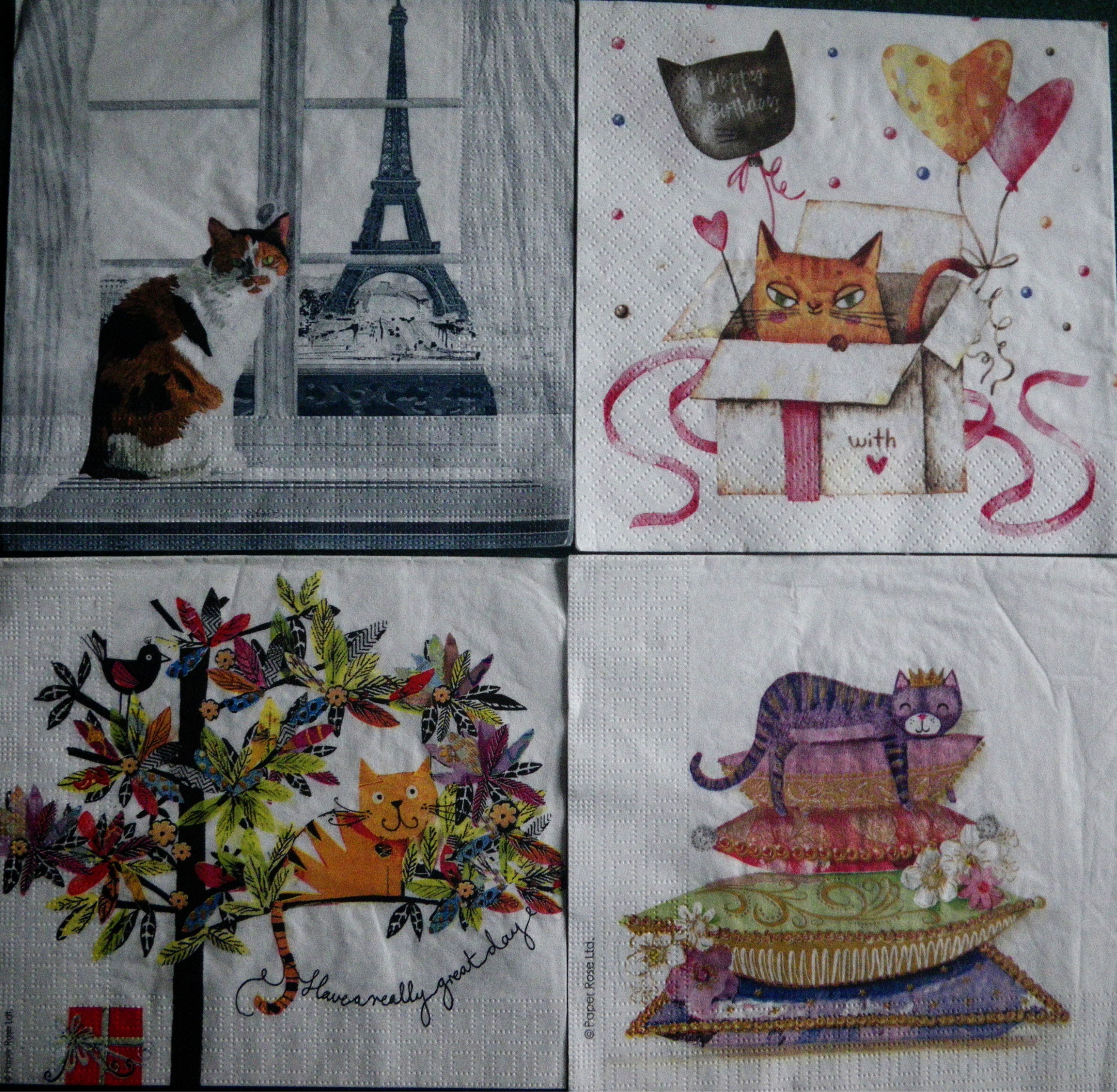 Set 129 - servetele decorative, 33cm