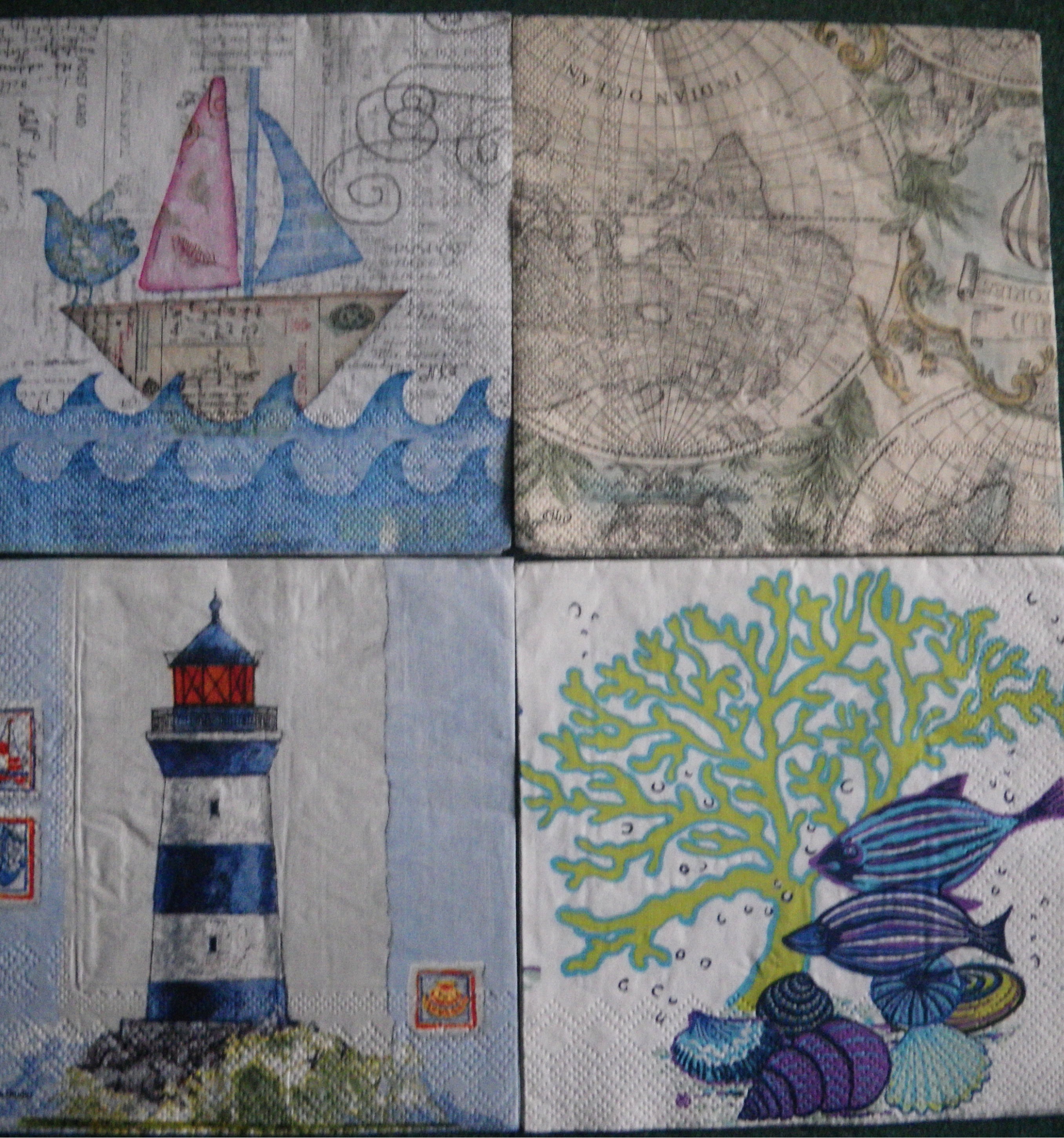 Set 131 - servetele decorative, 25cm