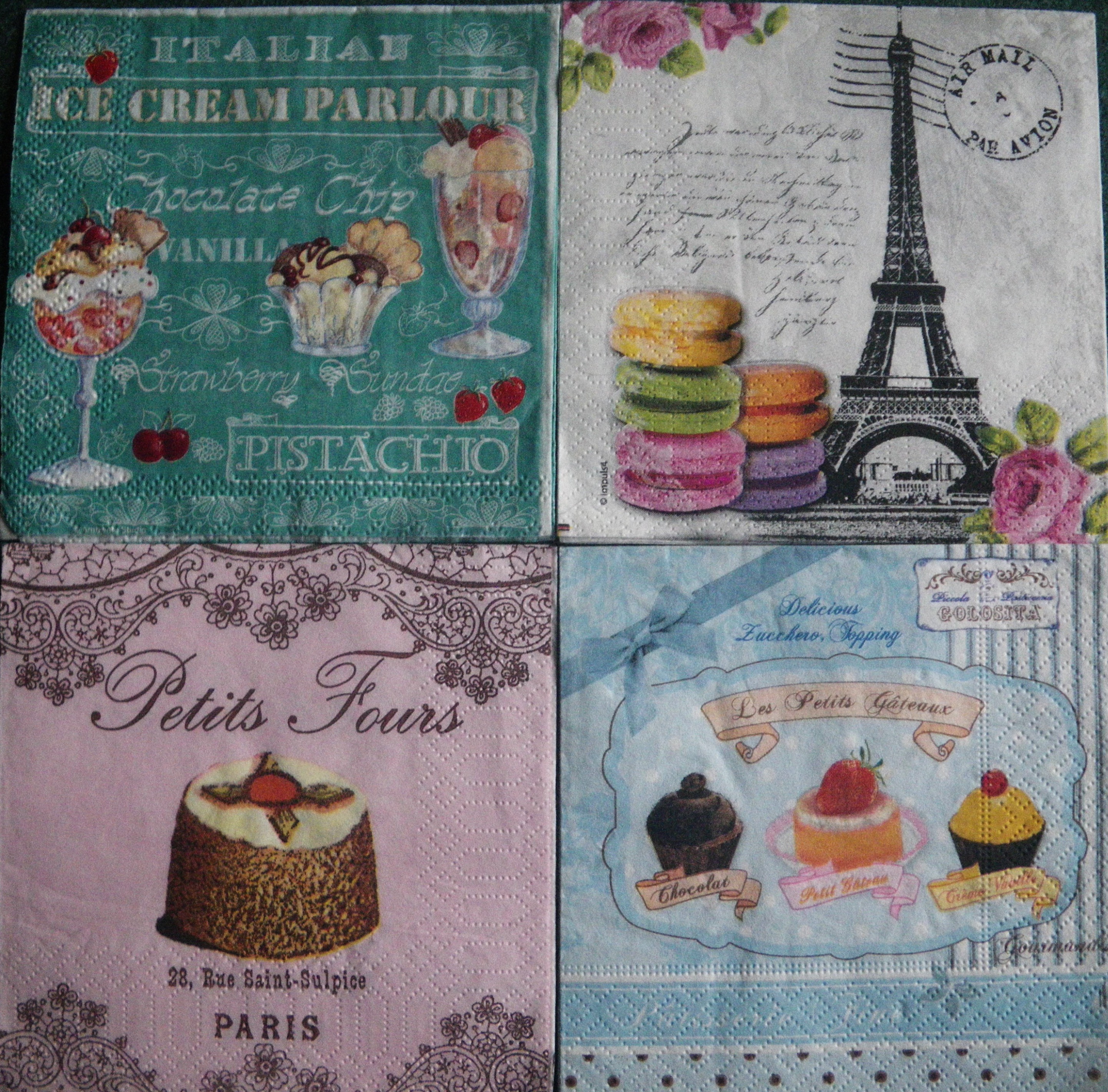 Set 142 - servetele decorative, 25cm