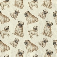 Servetel decorativ 'Little friends', 25cm