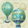 Servetel decorativ "Balloon cream", 25cm