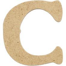 Litera C din MDF, 4cm