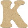 Litera K din MDF, 4cm