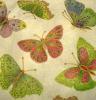 Servetel decorativ 'Jeweled butterflies', 33cm