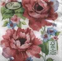 Servetel decorativ 'Watercolor roses', 25cm