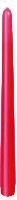 Lumanare-candelabru din parafina, rosie, 25*2,2cm