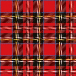 Servetel decorativ 'Scottish red', 25cm
