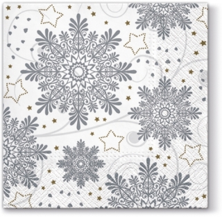 Servetel decorativ 'Snowflakes', 33cm