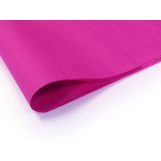 Set de 25 de hartii de matase (tissue), cul.fuchsia, 50*70cm