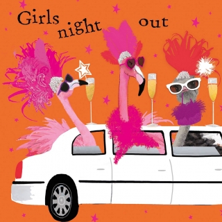 Servetel decorativ 'Girls night out', 33cm