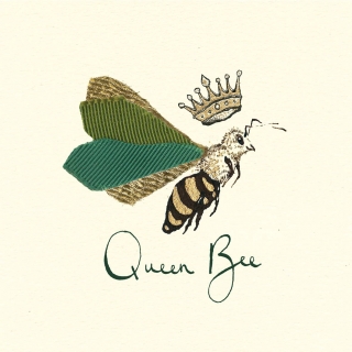 Servetel decorativ 'Queen bee', 33cm