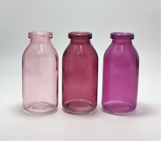 Set de 3 sticlute, nuante de roz