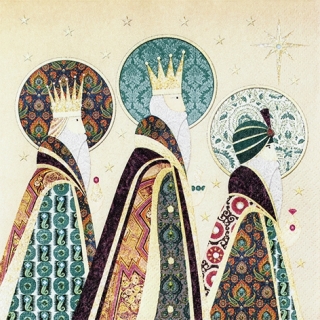 Servetel decorativ 'Three kings', 33cm