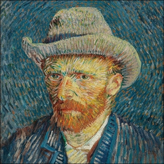 Servetel decorativ 'Van Gogh', 33cm