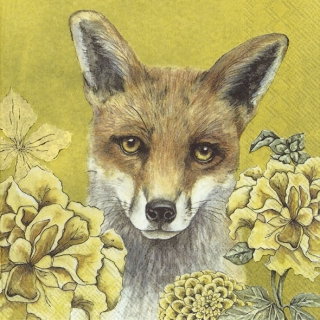 Servetel decorativ 'Fox tale', 33cm