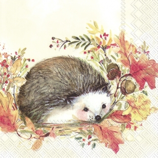Servetel decorativ 'Sweet hedgehog', 33cm