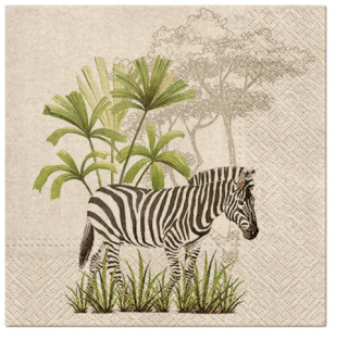 Servetel decorativ 'Zebra', 33cm